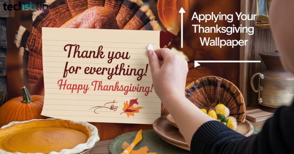 Applying Your Thanksgiving Wallpaper