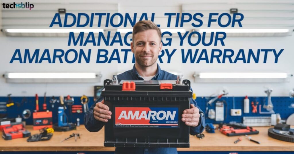 Additional Tips for Managing Your Amaron Battery Warranty