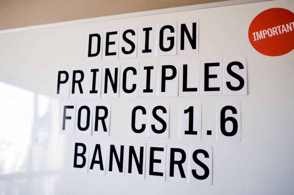 Design Principles for CS 1.6 Banners