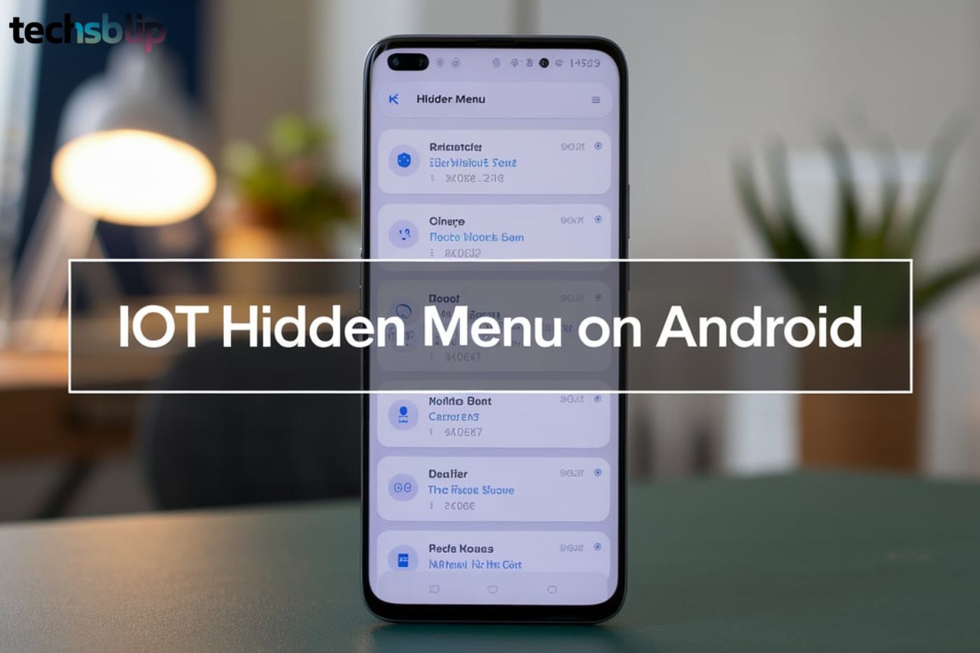 IoT Hidden Menu on Android