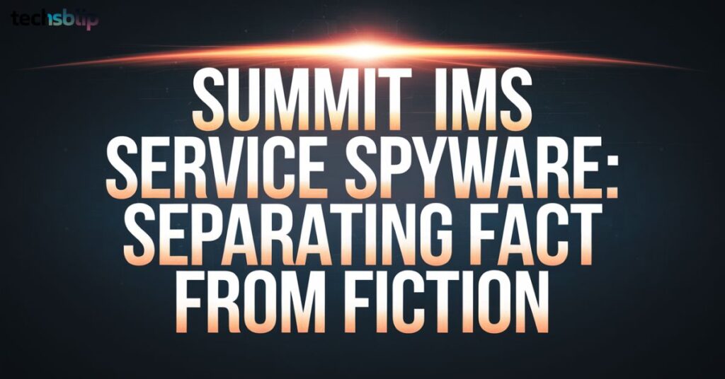 Summit IMS Service Spyware: Separating Fact from Fiction