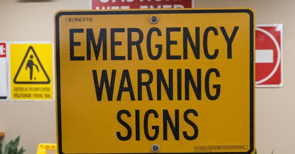 Emergency Warning Signs