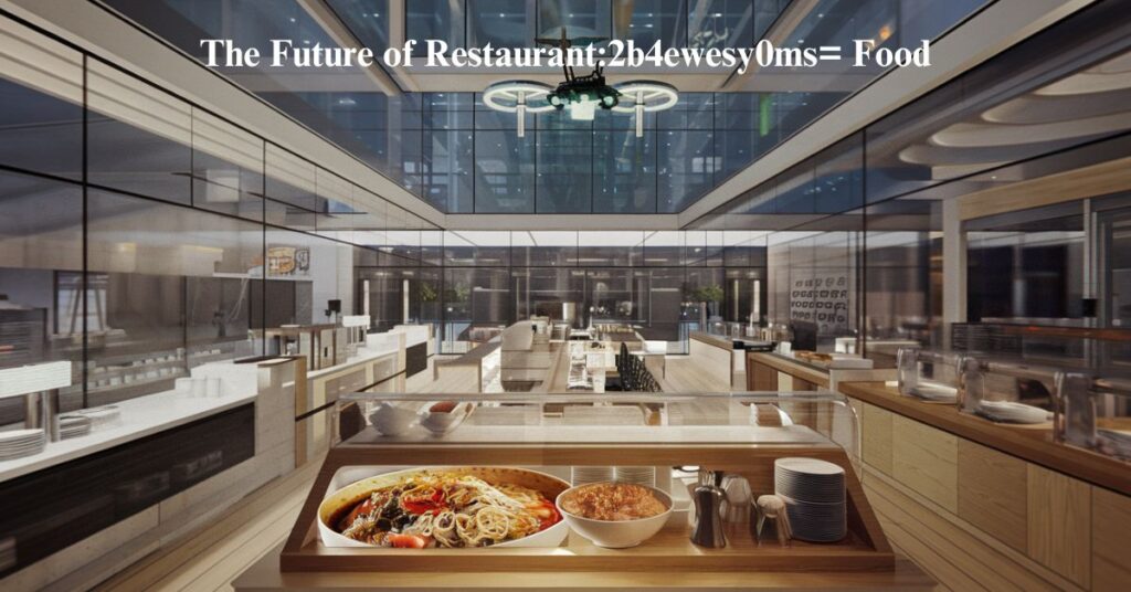 The Future of Restaurant:2b4ewesy0ms= Food