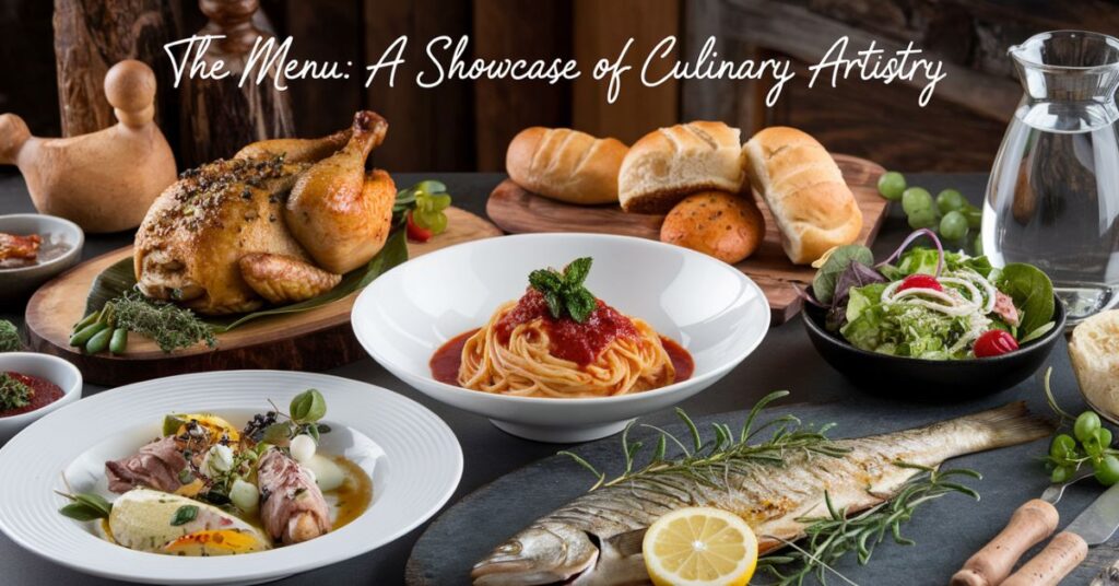 The Menu: A Showcase of Culinary Artistry