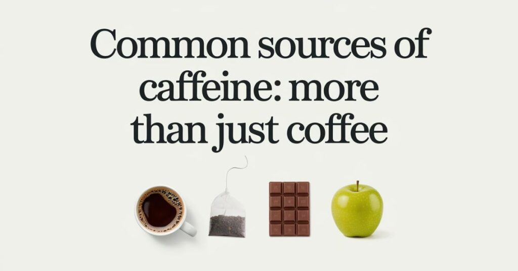 Common Sources of Caffeine: More Than Just Coffee