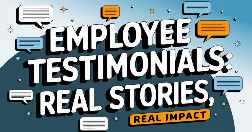 Employee Testimonials: Real Stories, Real Impact