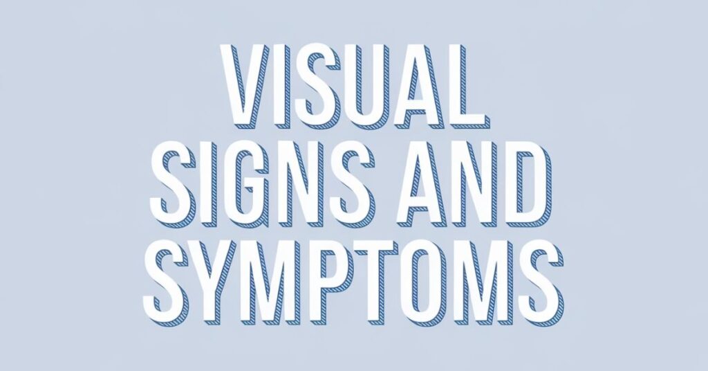 Visual Signs and Symptoms