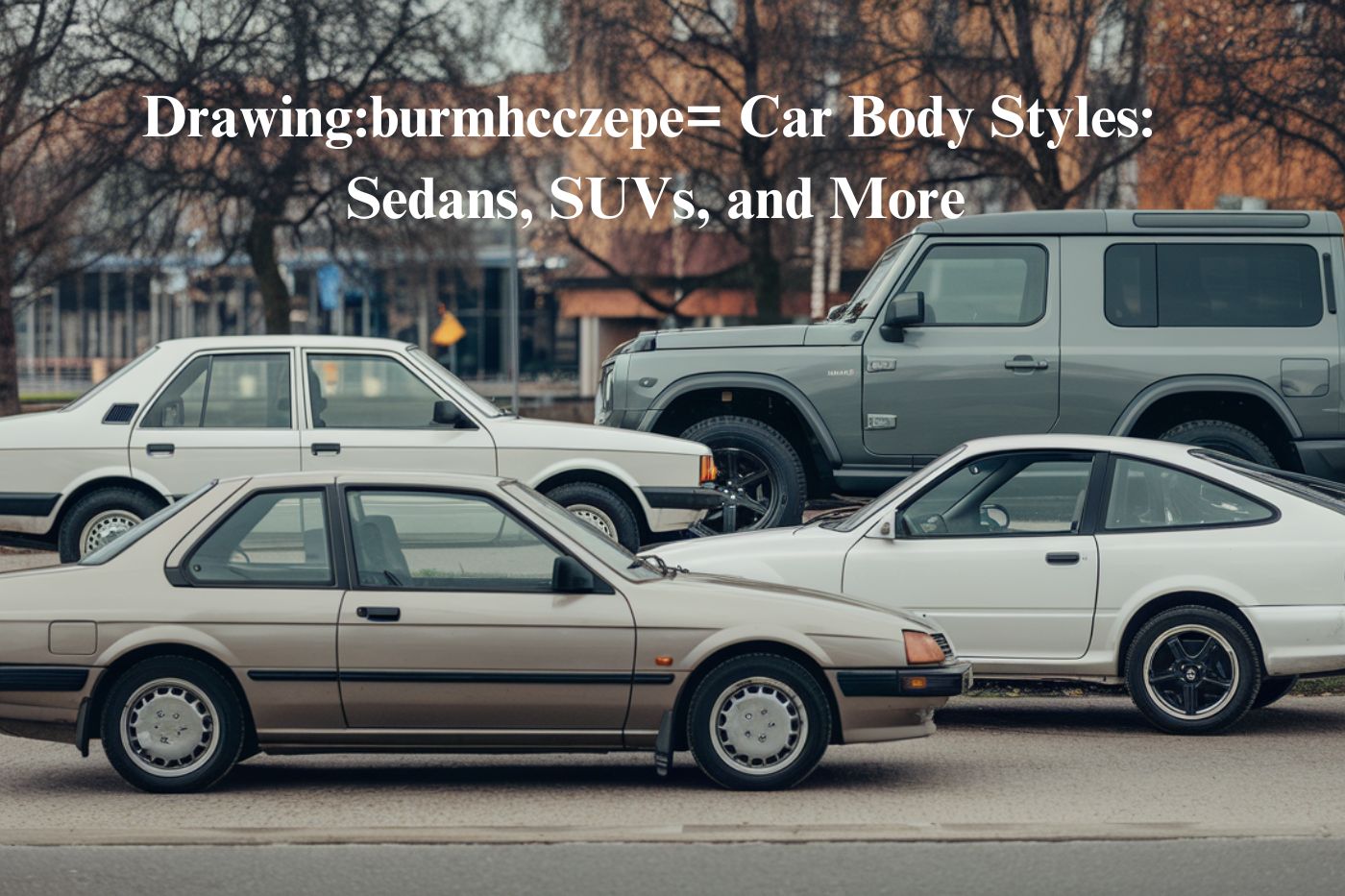 Drawing:burmhcczepe= Car Body Styles: Sedans, SUVs, and More