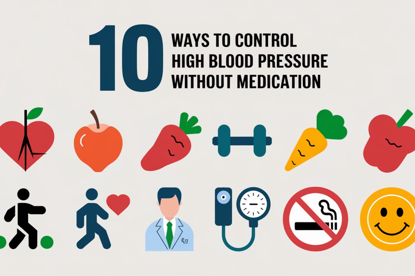 10 Ways to Control High Blood Pressure Without Medication