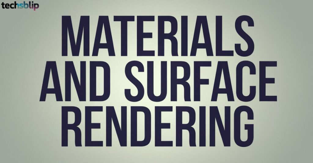 Materials and Surface Rendering