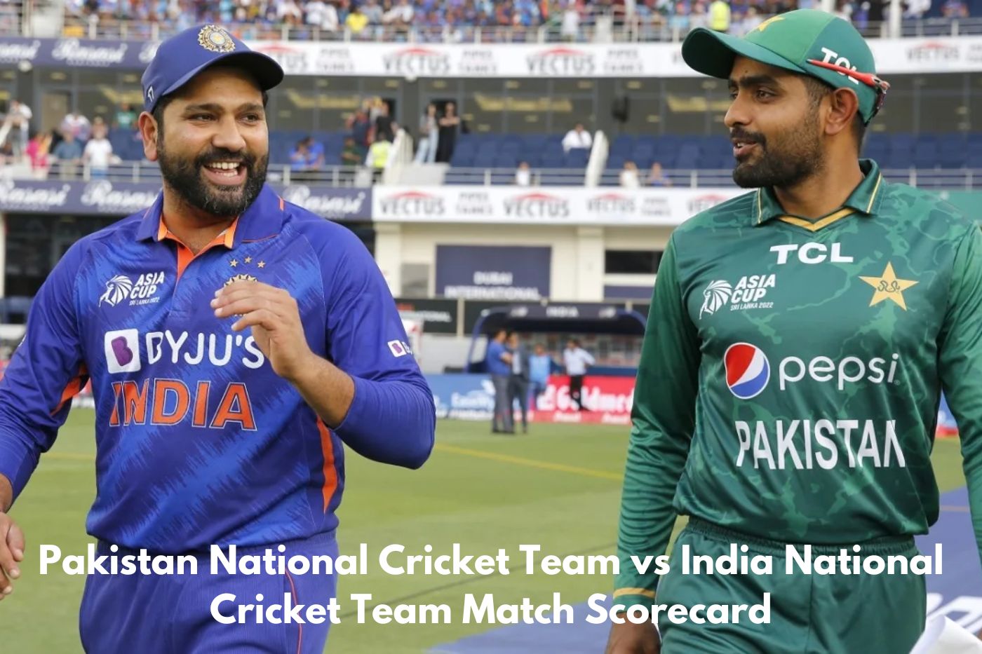 Pakistan National Cricket Team vs India National Cricket Team Match Scorecard